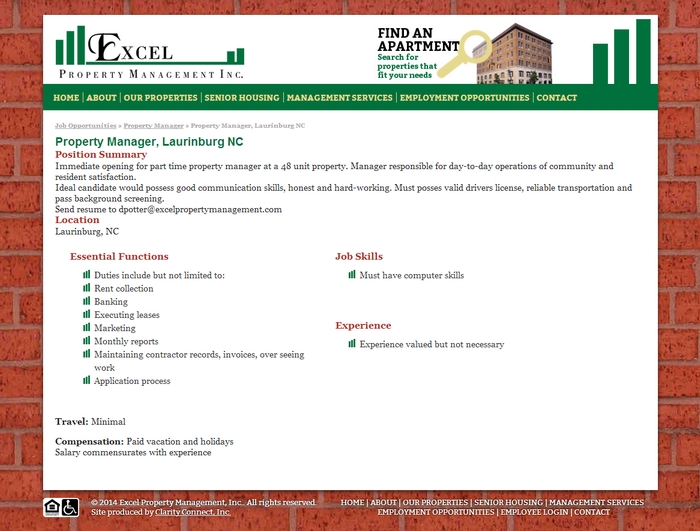 Excel Property Managment CCI Client