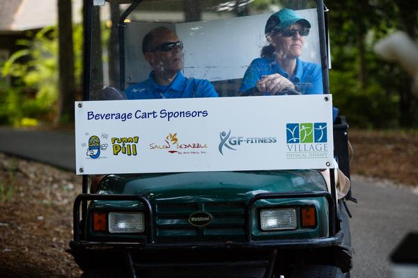 Coroplast Beverage Cart Sponsor Sign