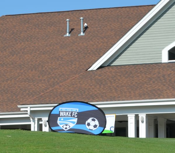 Key sponsors like the Wake Futbol Club, had the opportunity for additional signage.