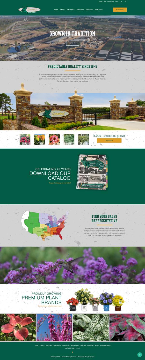Greenleaf Nursery is a large wholesale nursery with growing locations in OK, TX and NC.