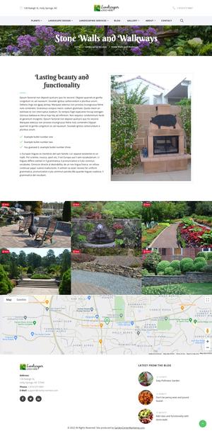 Landscape Template Two Page Example