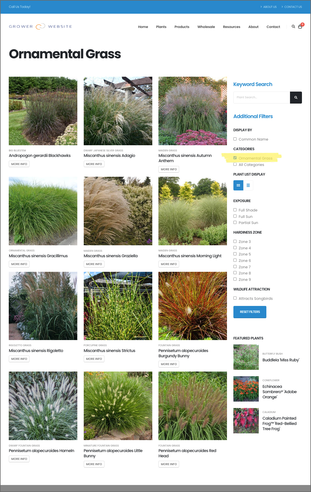 On the GENERAL tab of the Plant Editor, you can assign a plant record to one or more categories. 